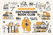 Whimsical Reading: Doodle & Cliparts, a Decorative Illustration by Heartwarming Art (Thumbnail 1 of 9)
