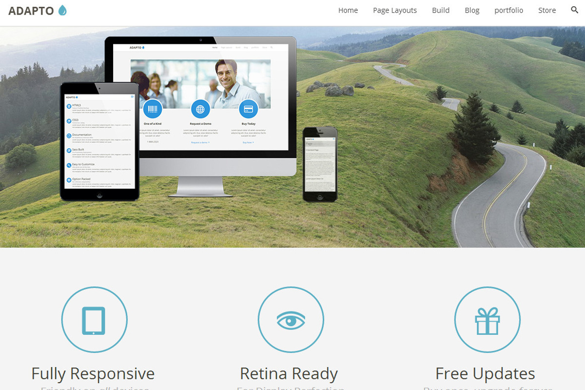 Adapto | Customizable Multipurpose, a Bootstrap Template by Pixel & Kraft (Photo 2 of 5)