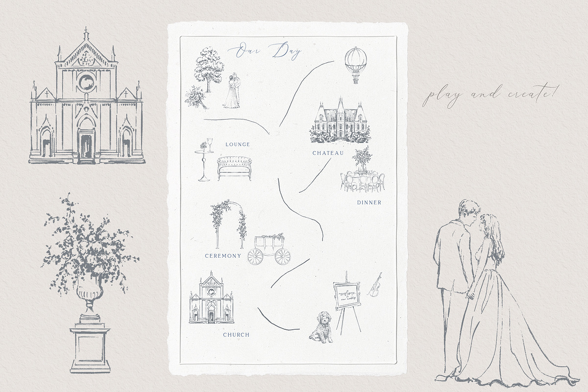 Wedding Map Icons Creator, an Object Illustration by Sensual Art (Photo 6 of 8)