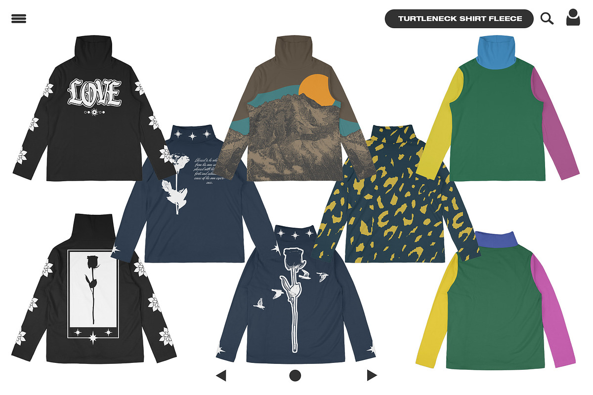 Turtleneck Shirt Fleece - Mockup, a Shirt Mockup by DaldSgh (Photo 2 of 12)