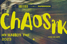 ChaosInk - Scribbles Script Font