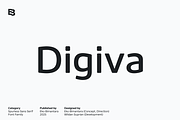 Digiva; Spurless Sans Family, a Sans Serif Font by Eko Bimantara (Thumbnail 1 of 13)