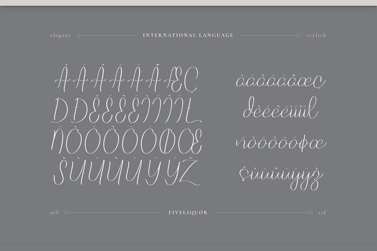 Five Liquor Script Handwritten, a Script Font by infernostudio3 (Photo 14 of 15)