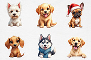 Peeking Dog Breed Clipart, an Illustration by CrexoraLab (Thumbnail 2 of 5)