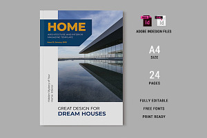 Real Estate Magazine Template, a Magazine Template by xtratimebd