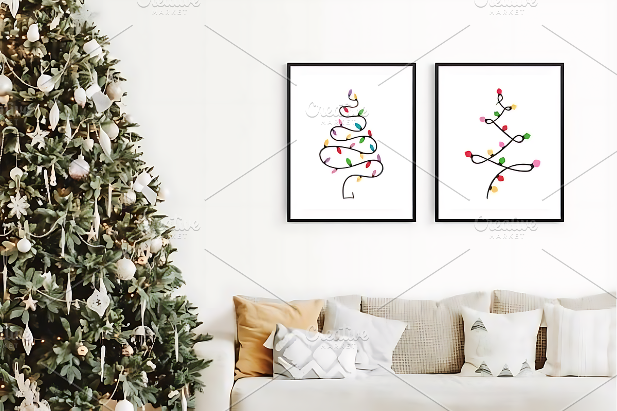 Christmas Lights SVG PNG Vector, a Seasonal Illustration by Design Station (Photo 2 of 5)