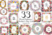 Motherhood Floral Embrace PNG., an Object Illustration by KennedyStudio (Thumbnail 1 of 5)