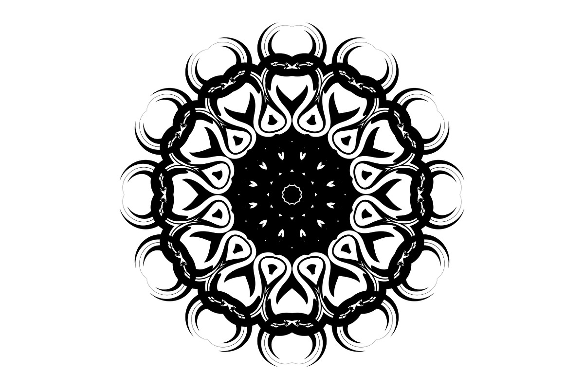 Artistic Mandala Vector Collection, a Decorative Illustration by NJ Himel (Photo 99 of 101)