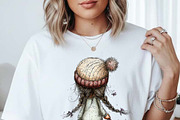 Whimsical Woodland Animals Girl Love, a Graphic by one-touch (Thumbnail 4 of 7)
