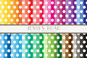 Large Polka Dot Rainbow Value Pack
