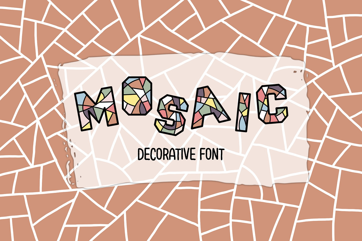 Mosaic OTF, a Symbol Font by DREAMs Soul G. (Photo 1 of 4)