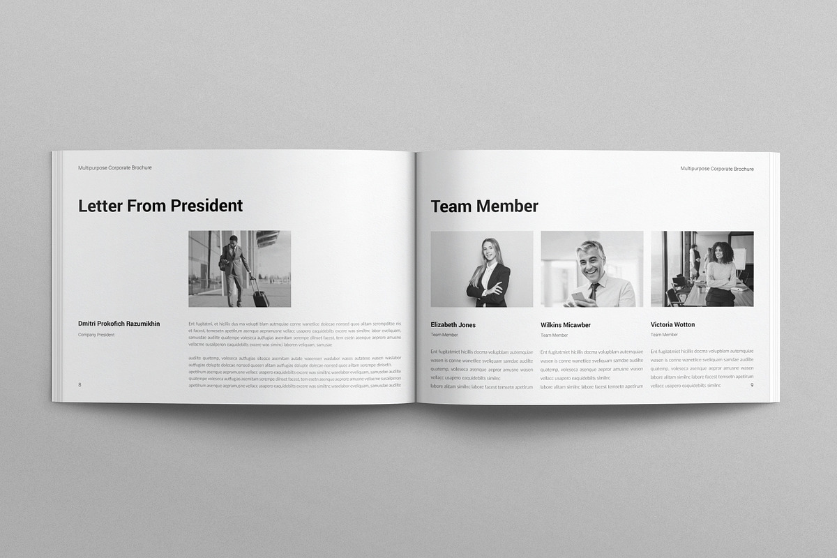 Multipurpose Brochure Landscape, a Brochure Template by E-Type (Photo 4 of 7)
