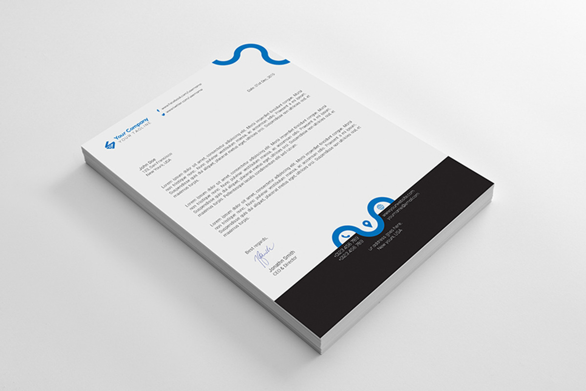 Creative Letterhead template - 11, a Stationery Template by Shapnochura Design Studio (Photo 2 of 4)