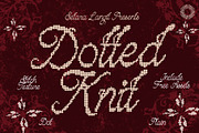 Dotted Knit - Embroidery Script, a Script Font by Setara Langit CreativeStd (Thumbnail 1 of 12)