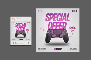 Product Sale Promotion Post Template, a Social Media Template by Saman Osama