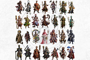 Orishas Pantheon Gods Cliparts, a Person Illustration by ThatsDesignArt (Thumbnail 4 of 16)