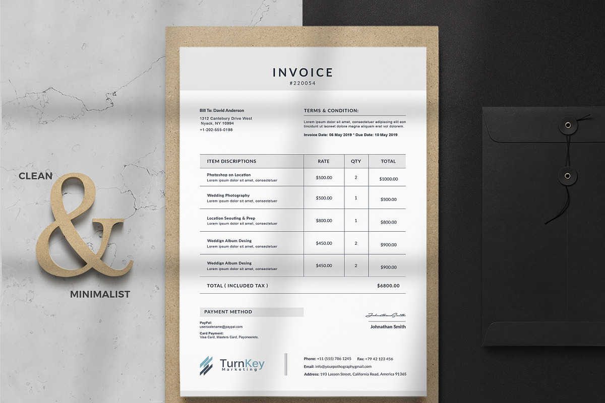Invoice, a Stationery Template by TelaTemplates (Photo 7 of 10)