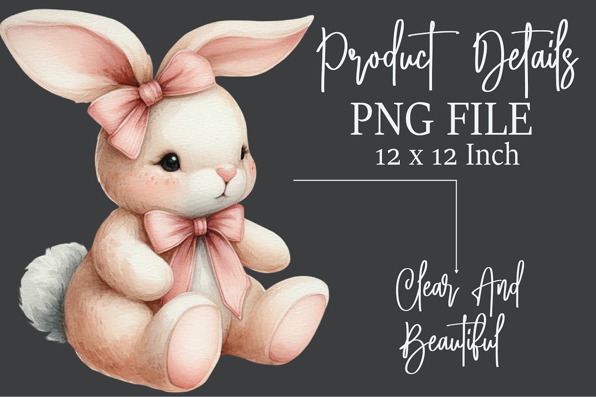 Blush Pink Ivory Baby Nursery Clipar, an Illustration by Rose Art (Photo 7 of 7)
