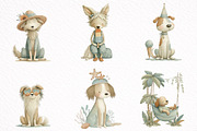 Whimsical Summer Dog Clipart, an Illustration by DreamArtGraphic (Thumbnail 4 of 8)