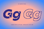 CS Garth Pixel, a Sans Serif Font by Craft Supply Co. (Thumbnail 3 of 8)