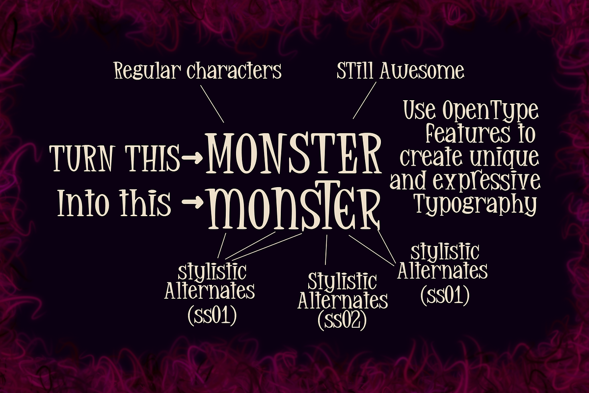 Grumbledook - a grumbly typeface, a Font by Amber Nest Design (Photo 7 of 8)