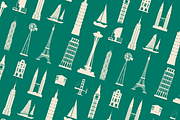 Retro Travel Icon pattern, a Pattern Graphic by Zakazis (Thumbnail 6 of 7)