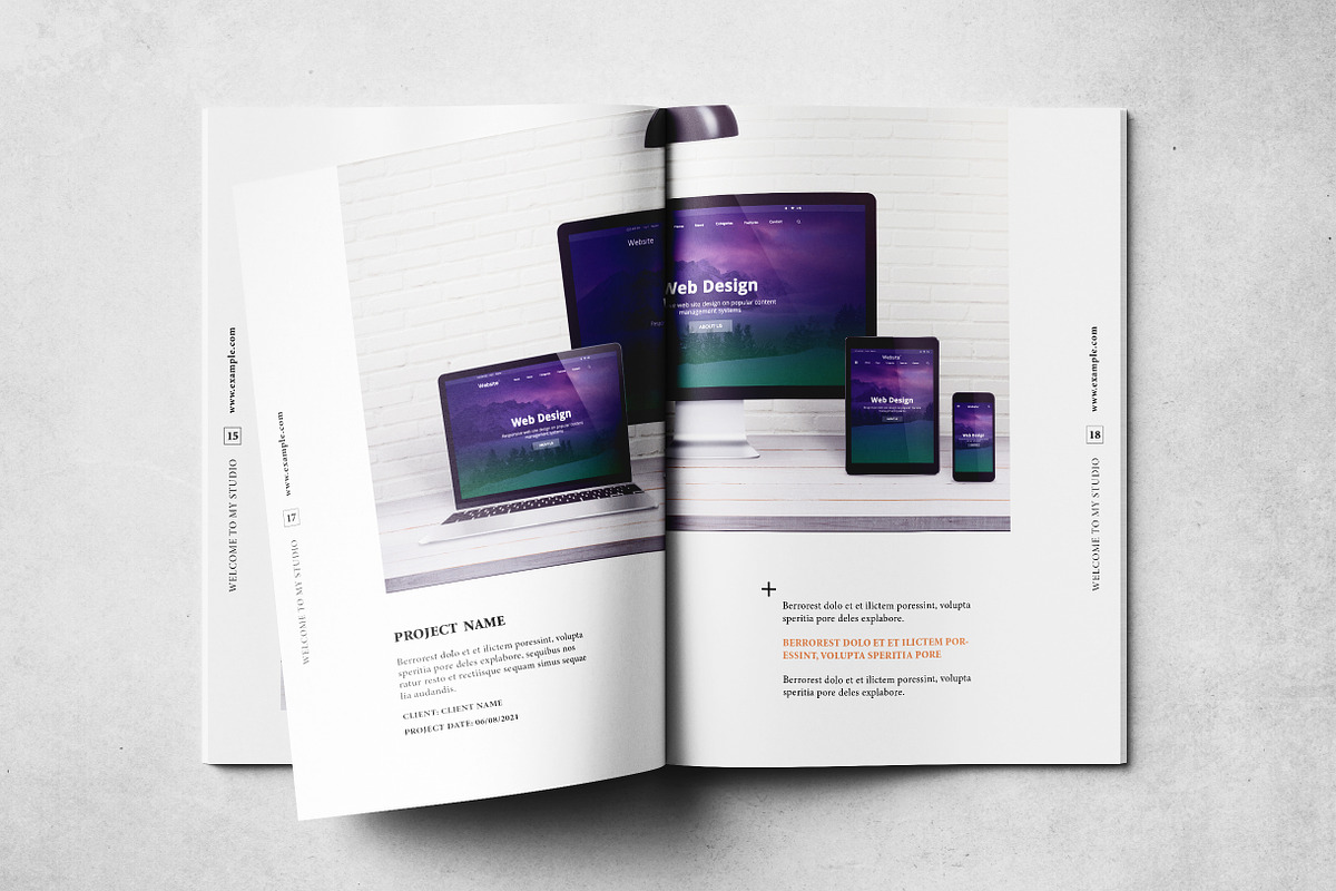 Portfolio Layout, a Print Template by Grkic Creative (Photo 10 of 15)