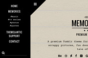 Memorabilia Tumblr Theme, a Websites & App Template by Themelantic (Thumbnail 2 of 5)