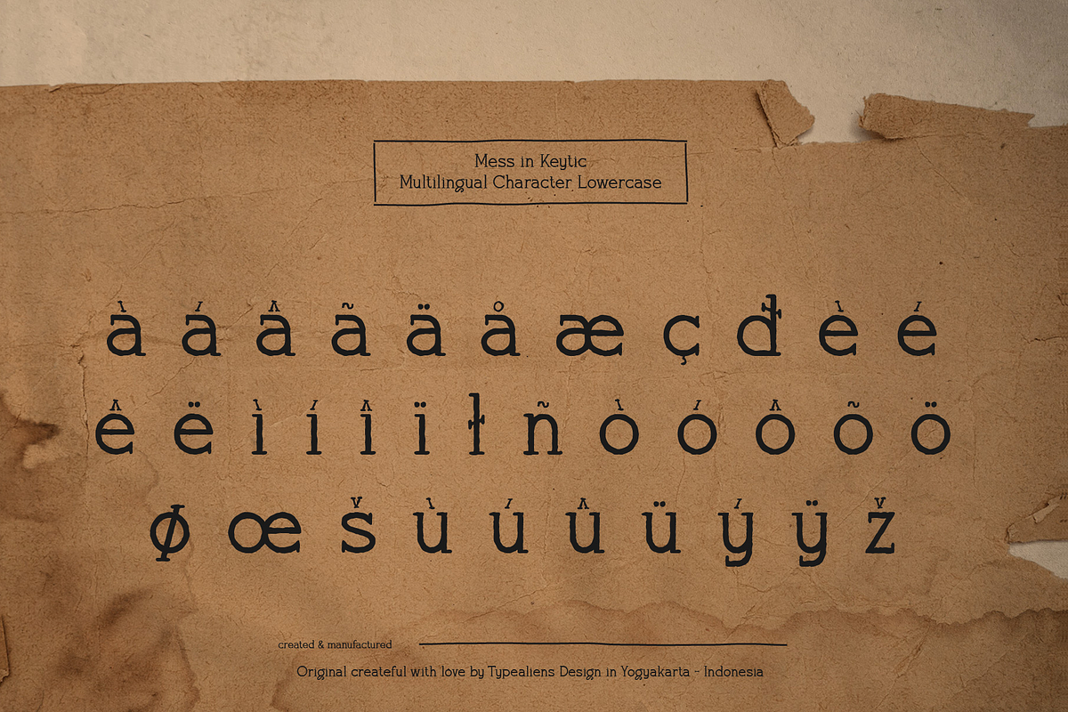 Mess in Keytic, a Serif Font by ilhamtaro (Photo 9 of 9)