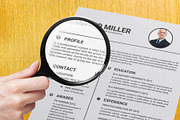 Resume Template | CV + Cover Letter, a Resume Template by designvillage (Thumbnail 6 of 13)