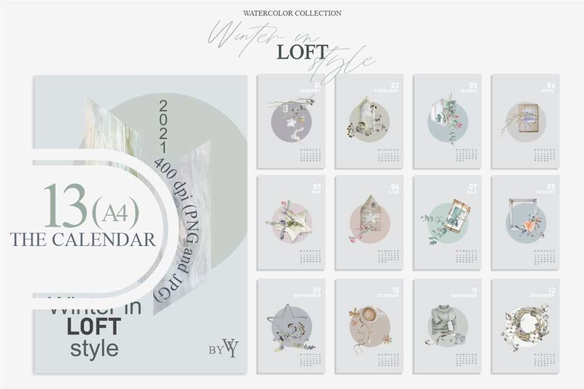 Winter in LOFT style, an Illustration by Collection by VY (Photo 7 of 15)