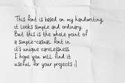 Okay-Dokay Handwriting Font, a Handwritten Font by BilberryCreates (Thumbnail 7 of 7)