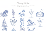 Winter Doodles Clipart Set, a Decorative Illustration by Pati Paints (Thumbnail 2 of 11)