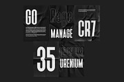 Urenium Poster Typeface, a Font by Design Stag (Thumbnail 4 of 6)