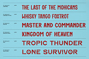 Flak Alley, a Sans Serif Font by UppercapType (Thumbnail 7 of 13)