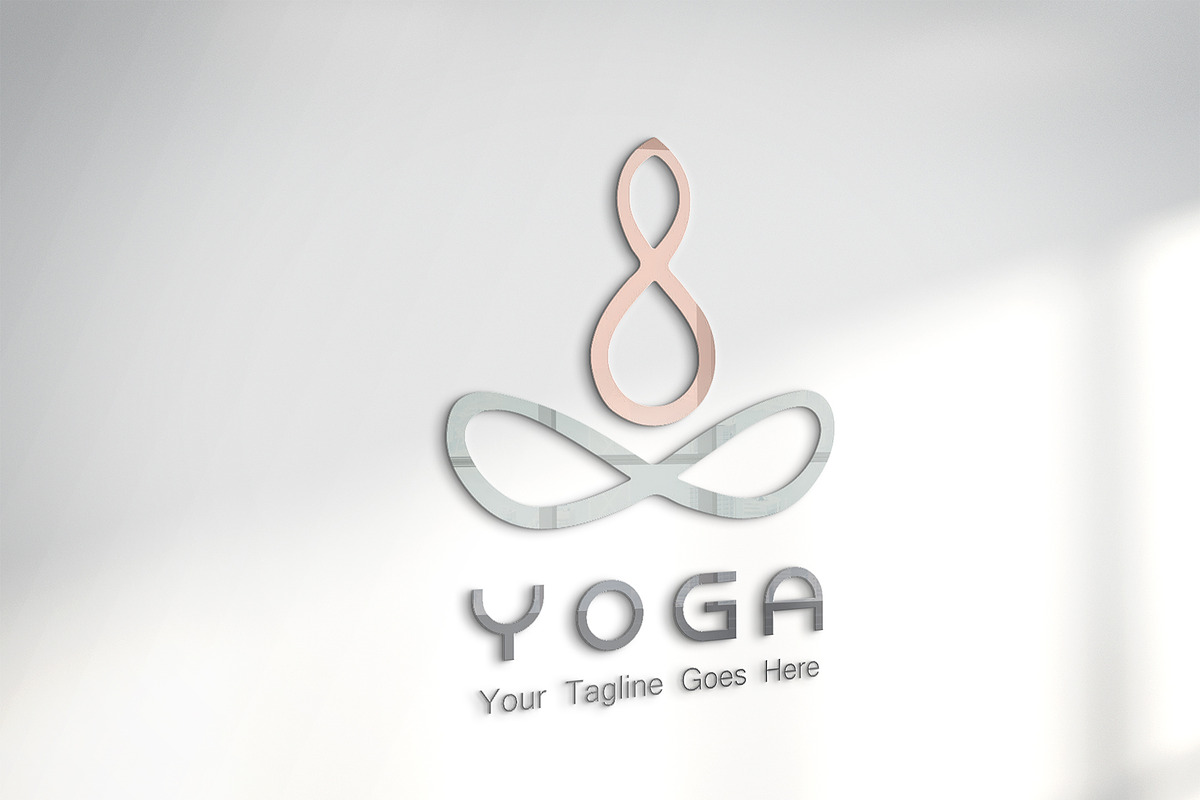 Modern Yoga Logo Design, a Branding & Logo Template by YUDesignStore (Photo 2 of 9)