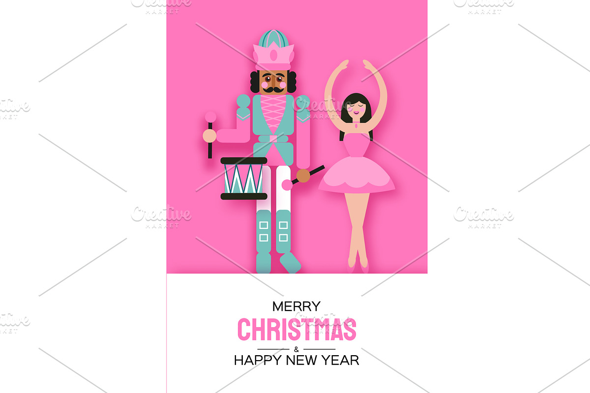 Sugar Nutcracker Clara Ballerina, an Object Graphic by Masherdraws