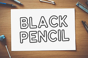 Lucky Outline, a Sans Serif Font by Fourteen Letter (Thumbnail 2 of 6)