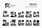 Beach Icon Vector, an Icon by Akatype Studio (Thumbnail 1 of 3)