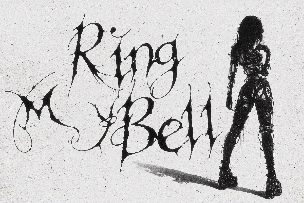 Cybersigilism Fonts, a Blackletter Font by Lilithcollageart (Photo 8 of 11)