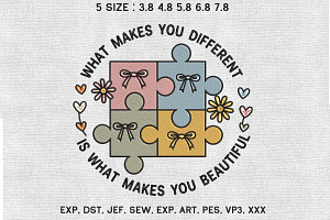 What Make You Different Is Beautiful, an Illustration by Moss Rose