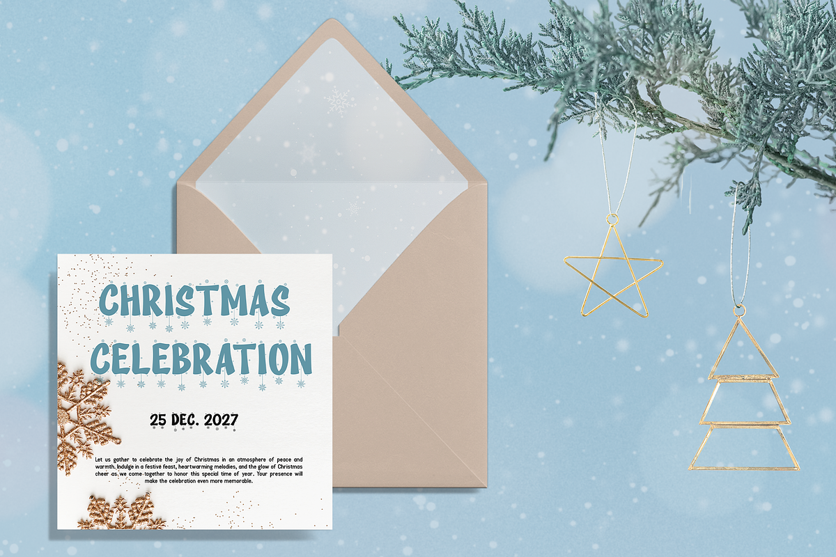 Deiland - A Christmas Celebrate Font, a Sans Serif Font by overlaytemplates (Photo 2 of 5)