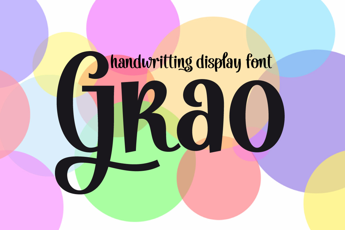 Grao, a Font by Eurotypo (Photo 1 of 6)