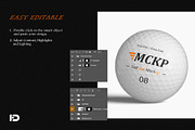 Golf Ball Mockup Set, an Advertising Mockup by ForgeDesign (Thumbnail 3 of 7)