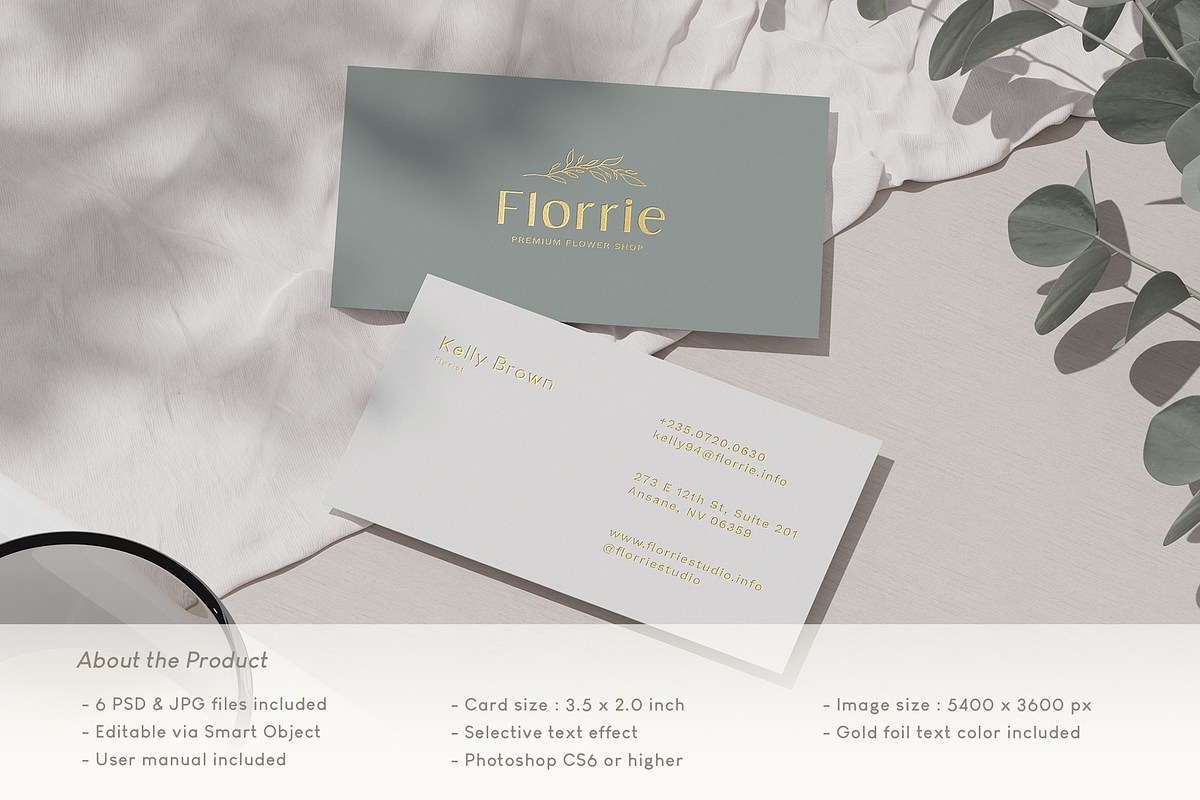 Business Card Mockups, a Print Template by Lelu Art Design (Photo 7 of 12)