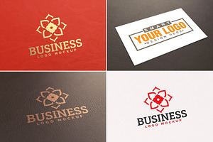 100 Logo Mockups Bundle Vol.3