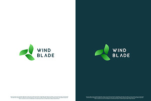 Windmill Blade Logo Design Icon, a Branding & Logo Template by Morvana Crew