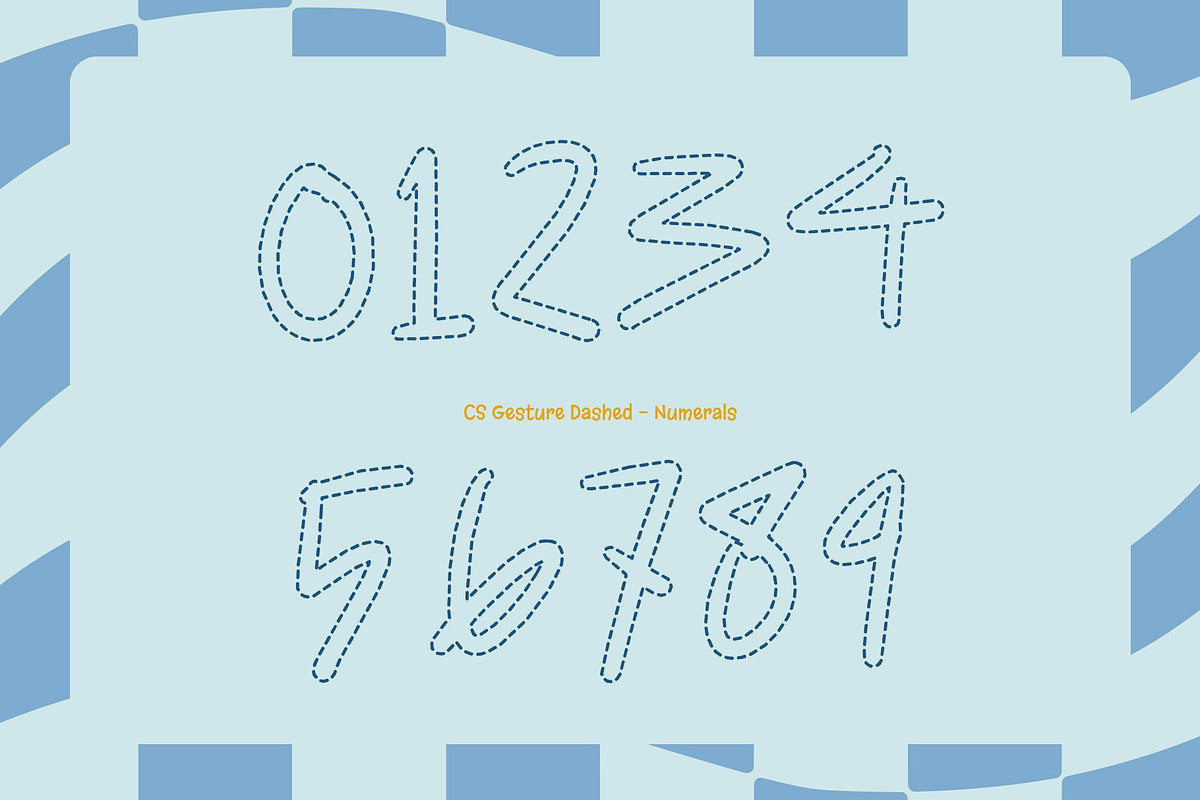 CS Gesture Dashed, a Handwritten Font by Craft Supply Co. (Photo 5 of 8)