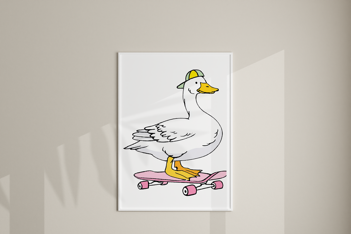 21 Silly Goose Clipart PNG, an Animal Illustration by Pati Charm Studio (Photo 7 of 8)
