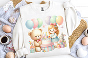 Kids Birthday Card Clipart Tshirts, a Seasonal Illustration by CreationArt (Thumbnail 2 of 5)